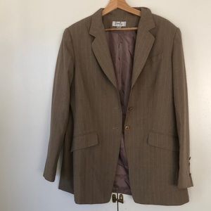 Emily Blazer brown with stripes Size 18